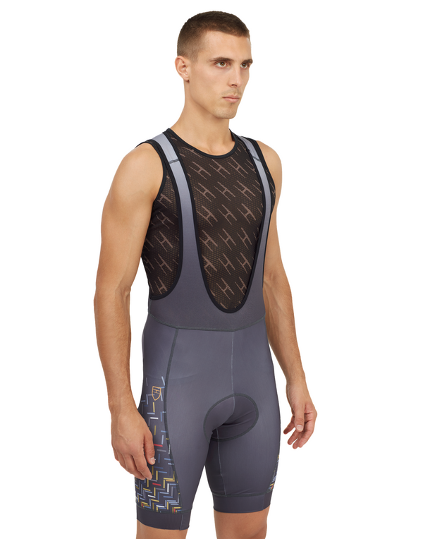 Men's Dégradé Bib - White
